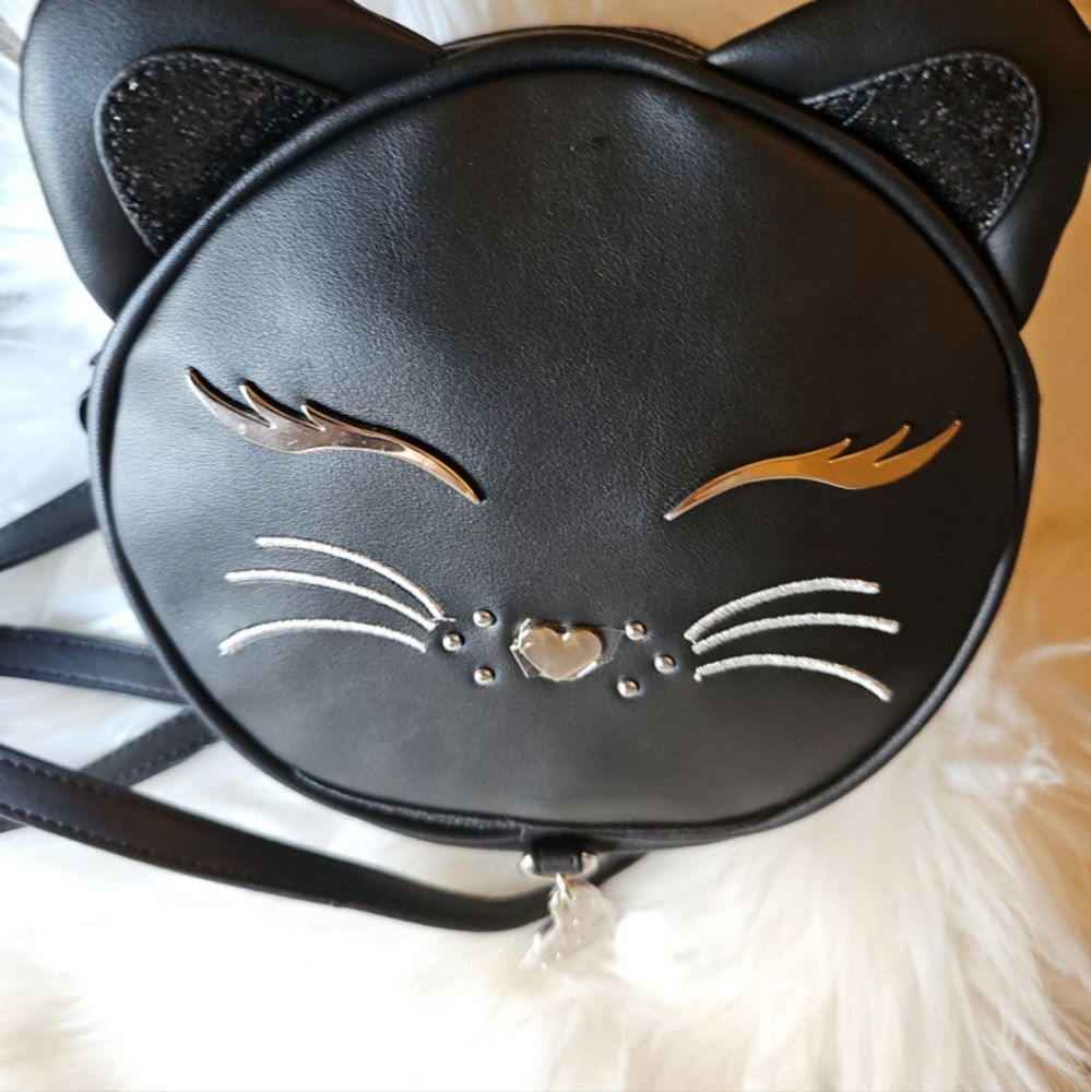 Betsey Johnson Black Cat Kitsch 🐈‍⬛️ Crossbody XOKITTY - Picture 14 of 16